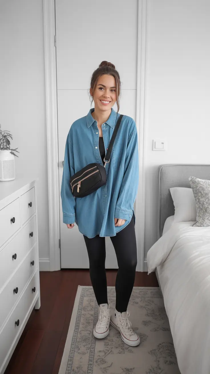 Stylish jeans outfits 2026 Relaxed Weekend Layers