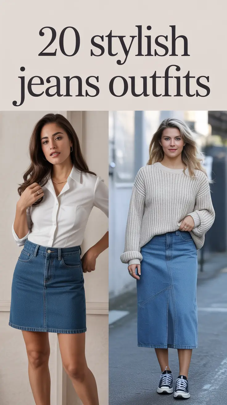 Stylish Jeans Outfits 2026: Fresh Denim Trends for Every Season and Style
