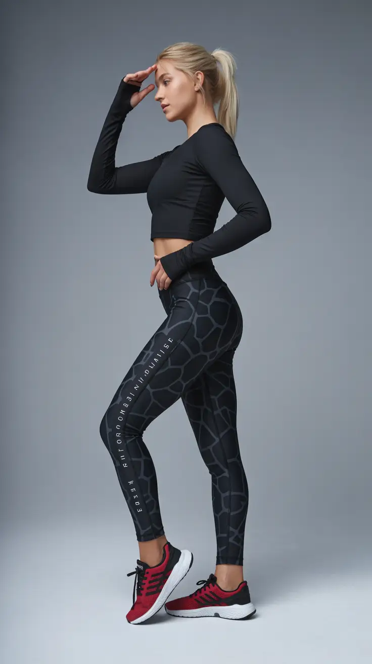 Stylish legging outfits 2026 Black Edge Movement
