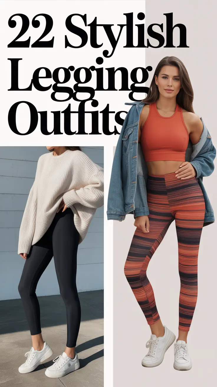 Stylish Legging Outfits 2026: Casual, Cute & Chic Looks You’ll Love All Year
