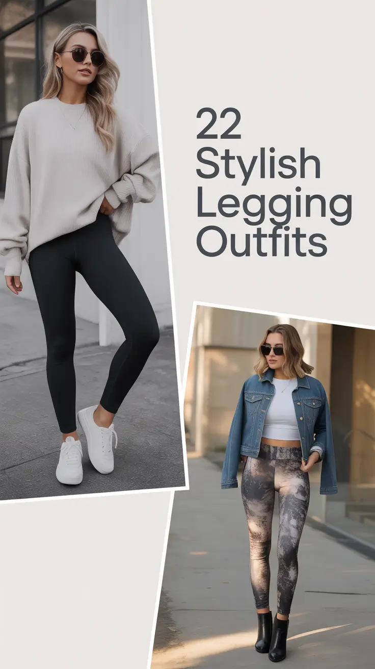 Stylish Legging Outfits 2026: Casual, Cute & Chic Looks You’ll Love All Year