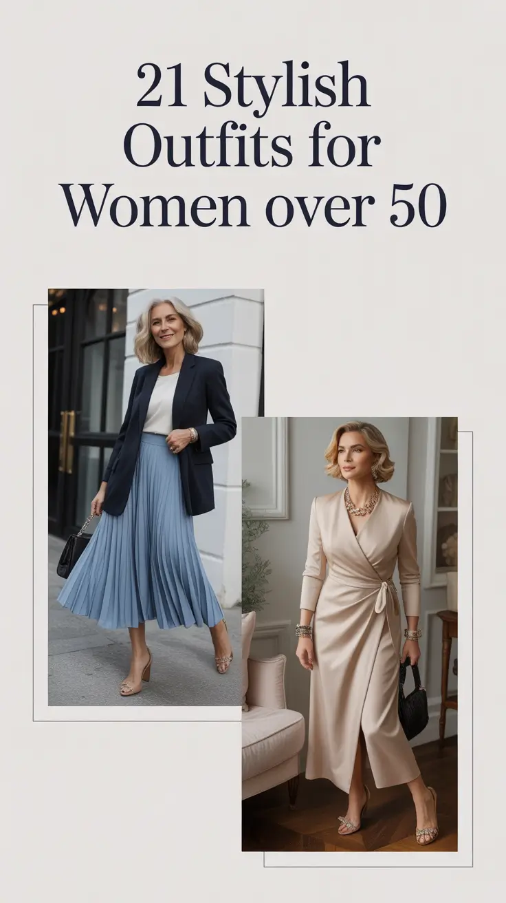 Stylish Outfits for Women Over 50 in 2026: Classy Casual Looks That Feel Fresh and Fashionable