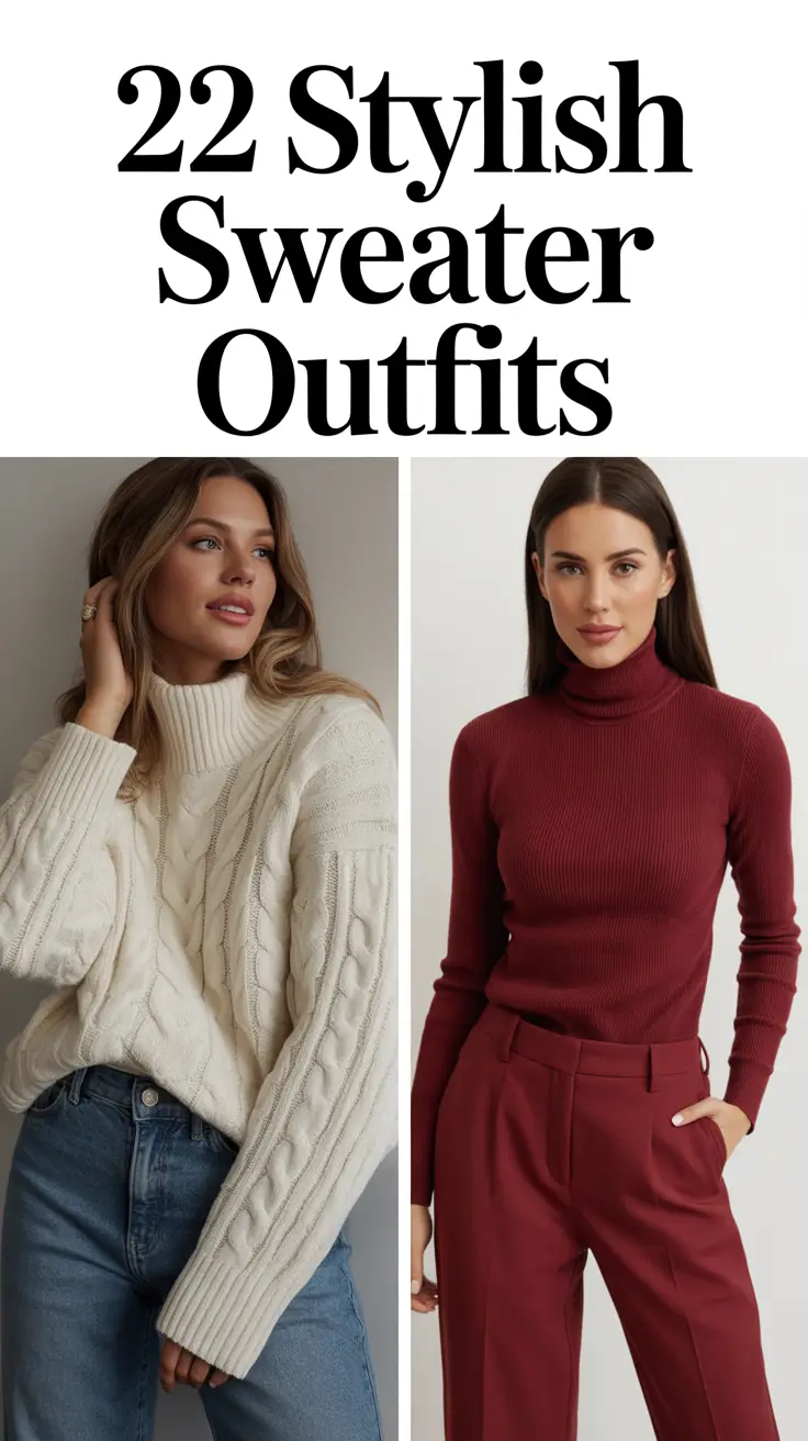 Stylish Sweater Outfits 2026: Cozy, Chic & Effortless Looks for Every Season
