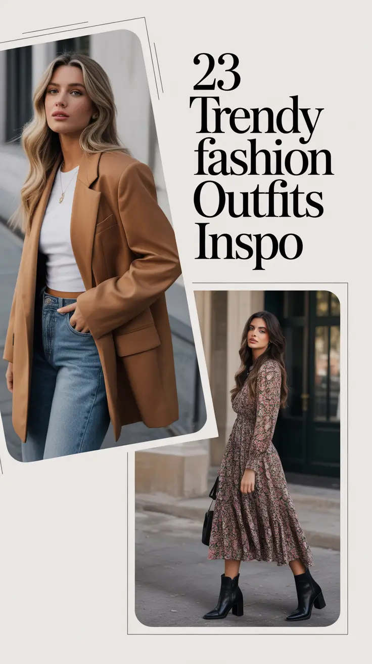 Trendy Fashion Outfits Inspo 2026: From Y2K Vibes to Layered Fall Elegance