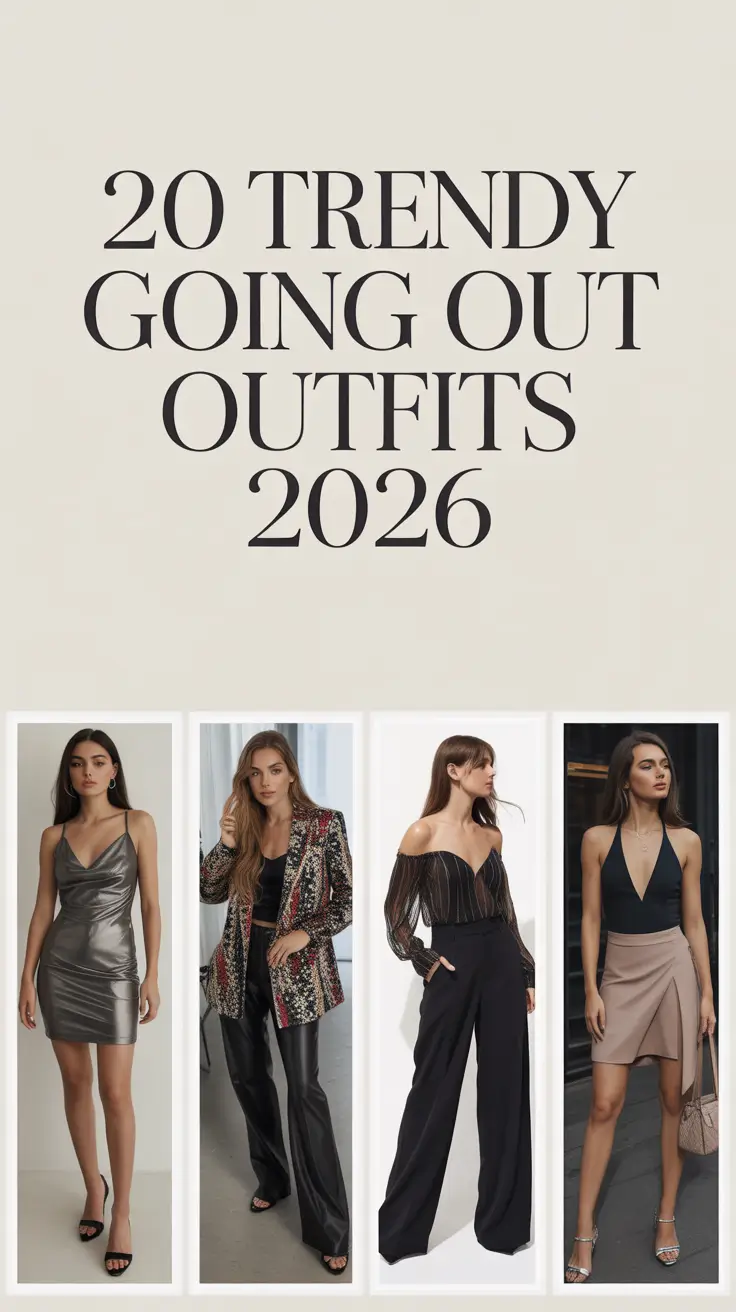 Trendy Going Out Outfits 2026: Chic, Classy & Casual Inspo for Every Night Mood