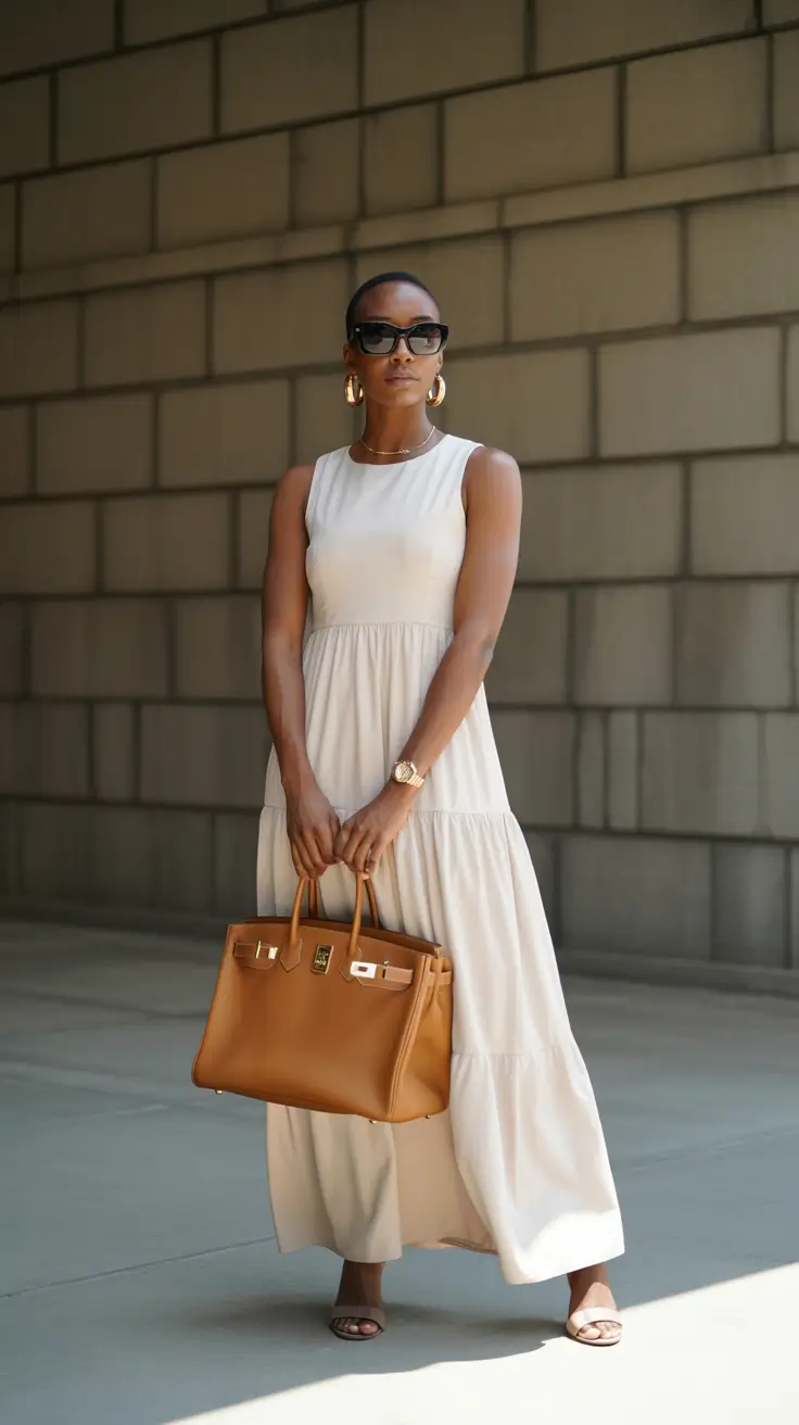 outfits for black women classy Soft Neutrals and Timeless Ease