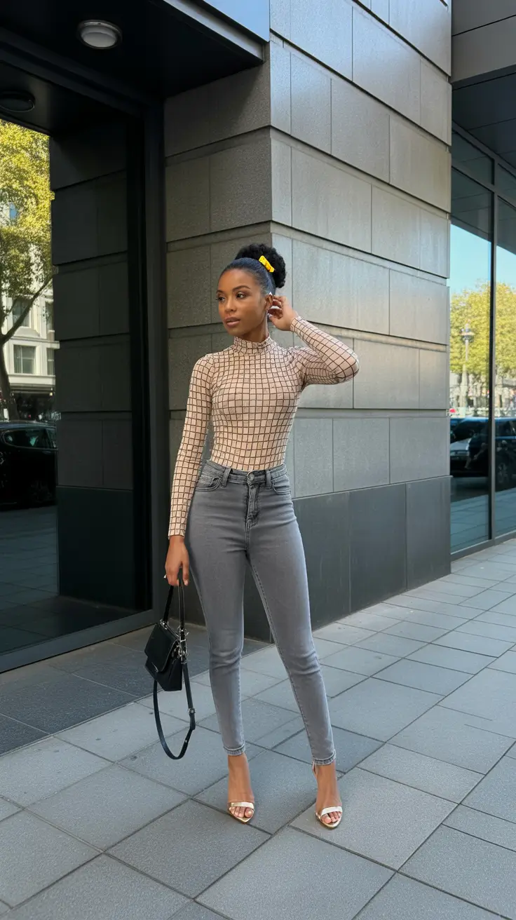 outfits for black women casual Chic Gridlines The Smart Casual Reinvention
