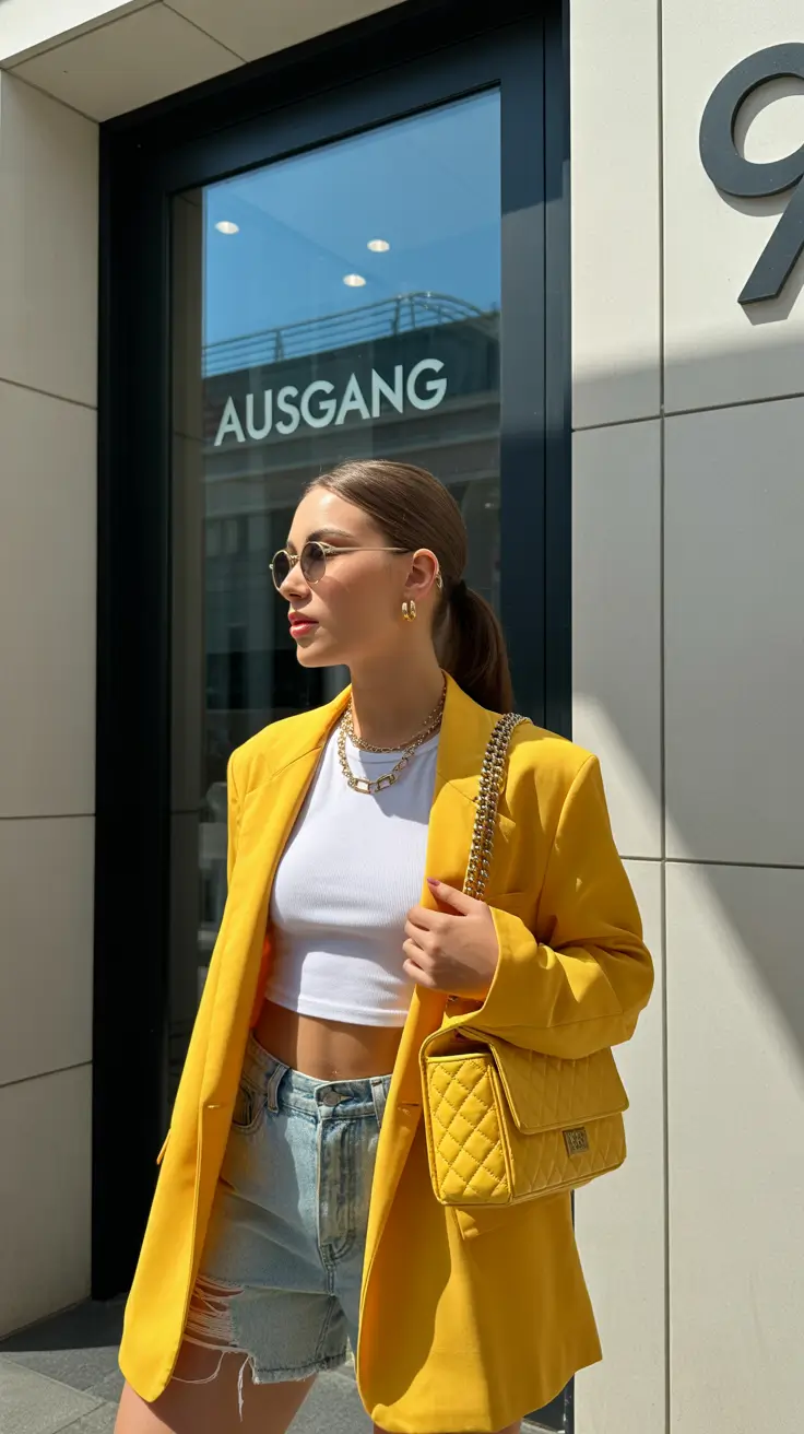 trendy outfits 2026 Golden Hues and City Energy