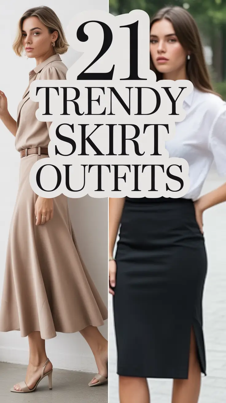Trendy Skirt Outfits 2026: Fresh Looks to Style Skirts from Denim Mini to Satin Maxi