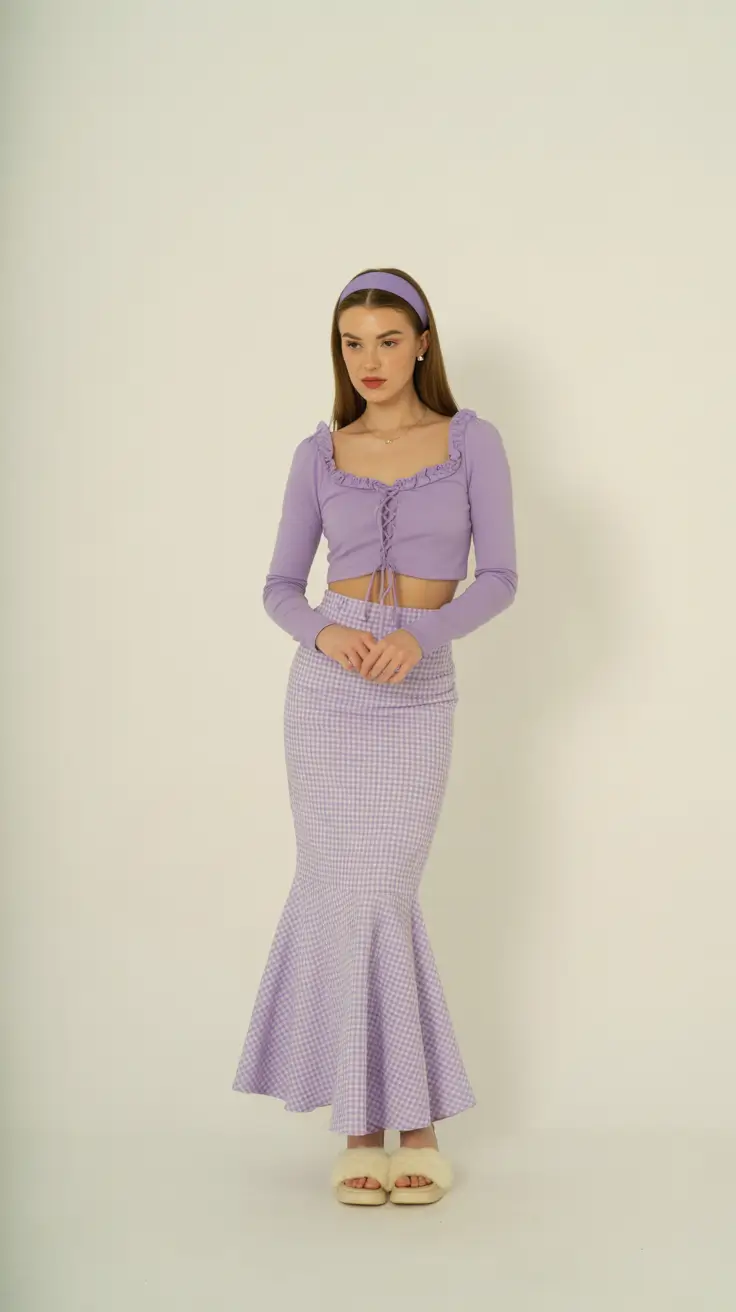 y2k outfits girl Lavender Dream