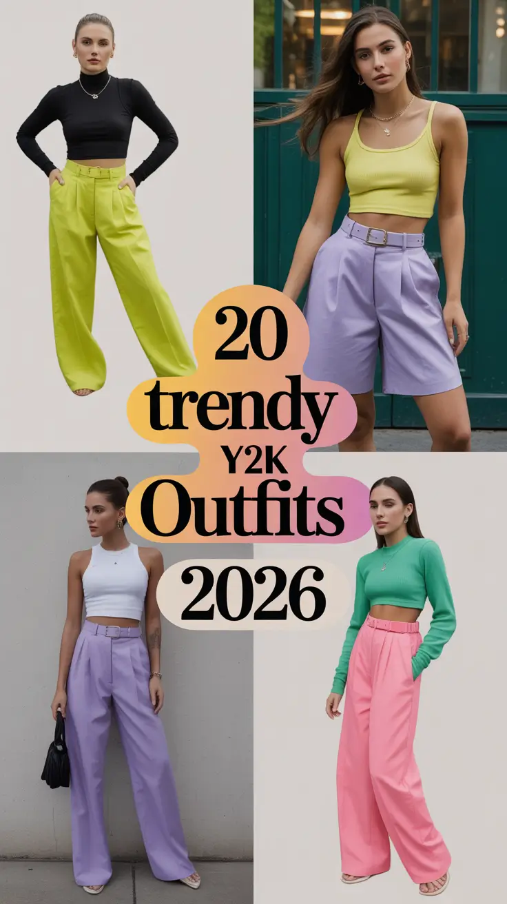 Trendy Y2K Outfits 2026 – Iconic Street Styles & Aesthetic Inspirations for Modern Women
