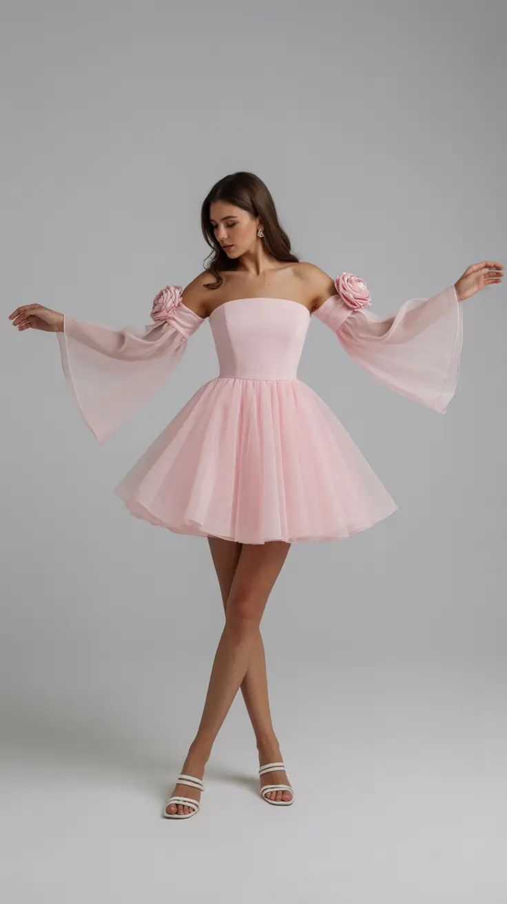 wedding guest outfits 2026 Blush Ballet