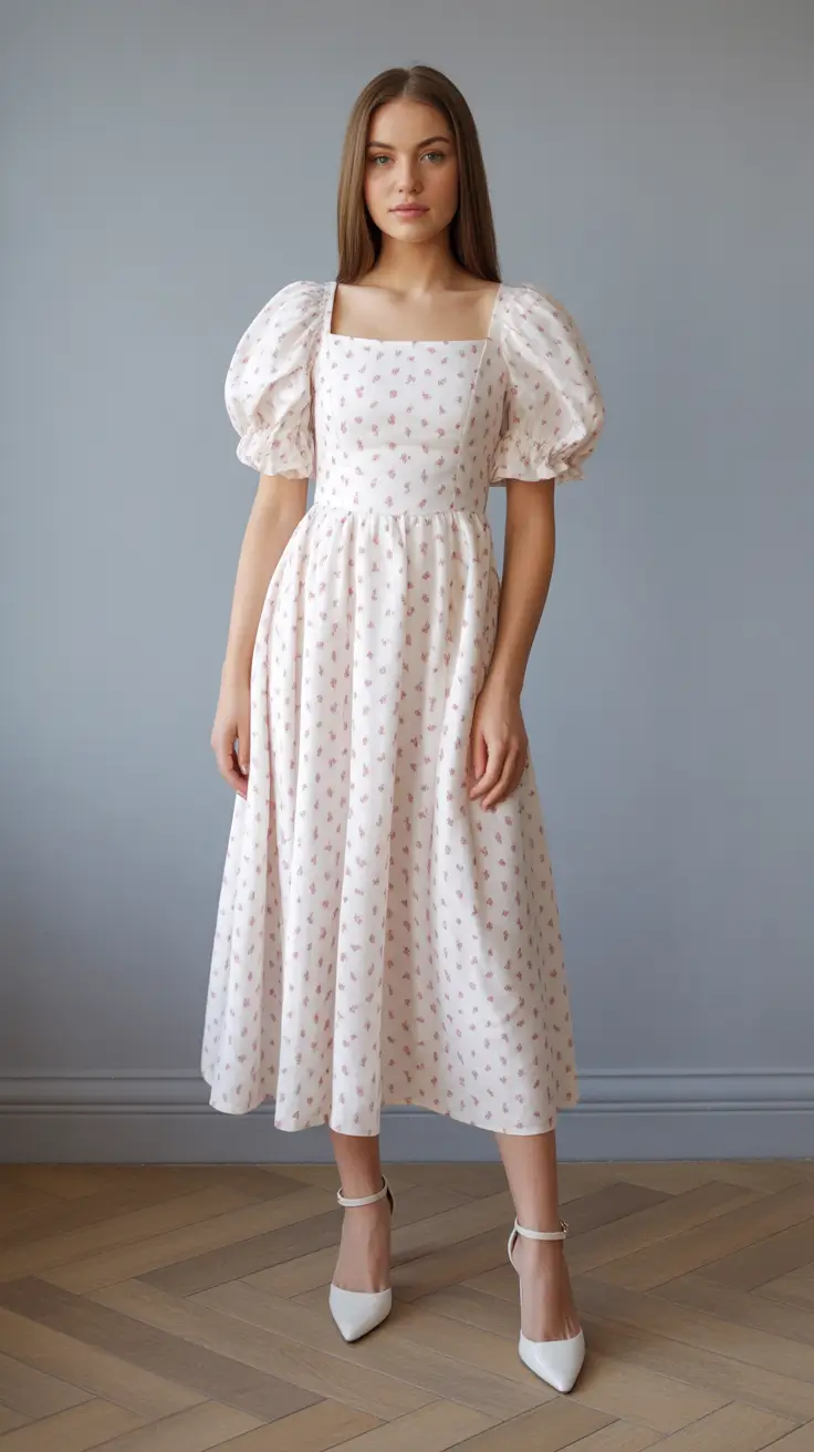 wedding guest outfits 2026 Vintage Whisper