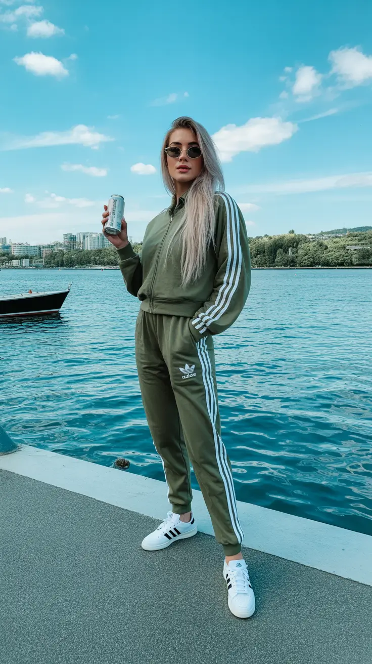 workout outfits women Retro Tracksuit Revival