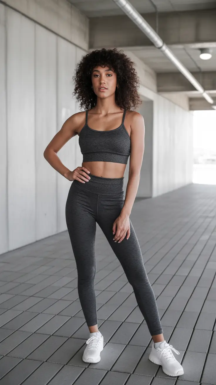 workout outfits women Effortless Charcoal Strength