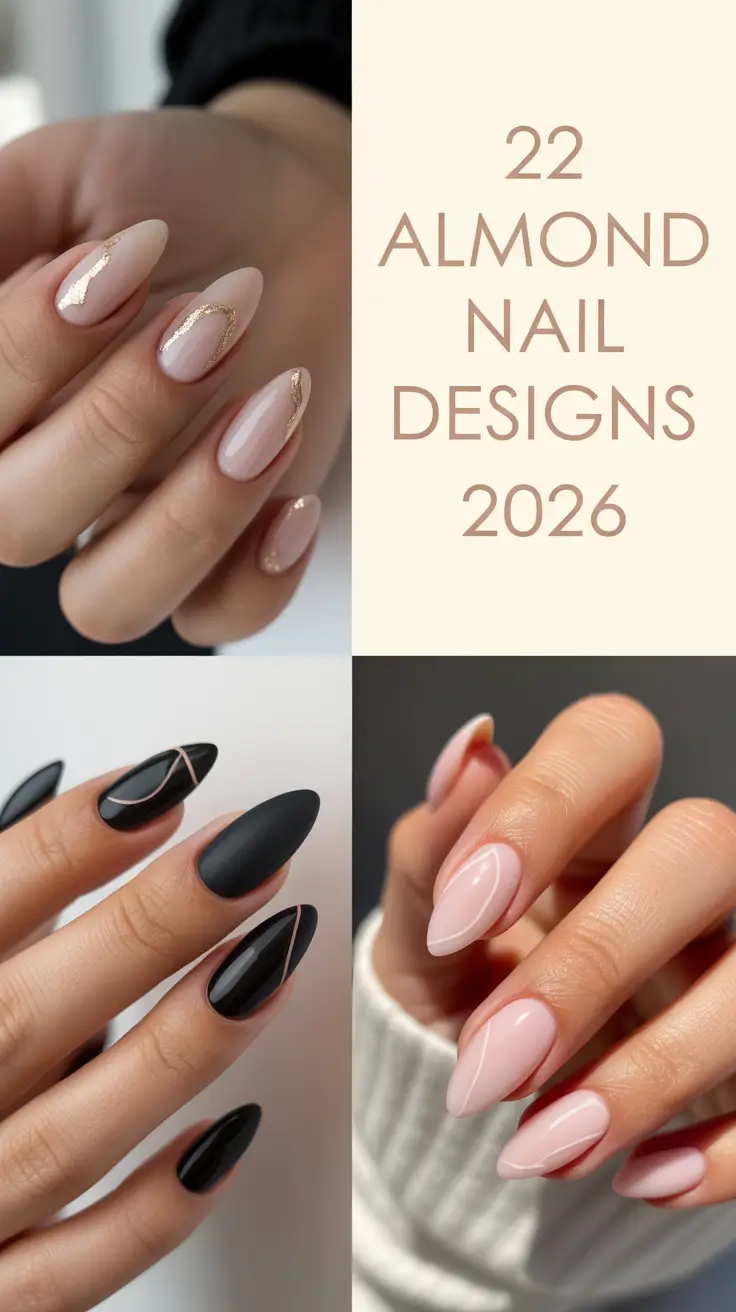 Almond Nail Designs 2026: Trendy Ideas and Inspo for Every Season