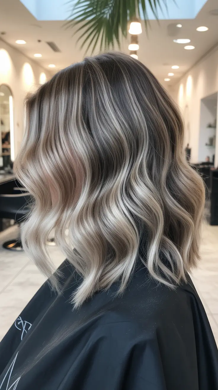 ash blonde hair color 2026 Smoky Blonde Balayage