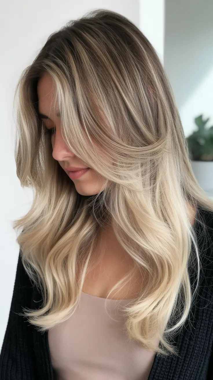ash blonde hair color 2026 Golden Smoke Layers