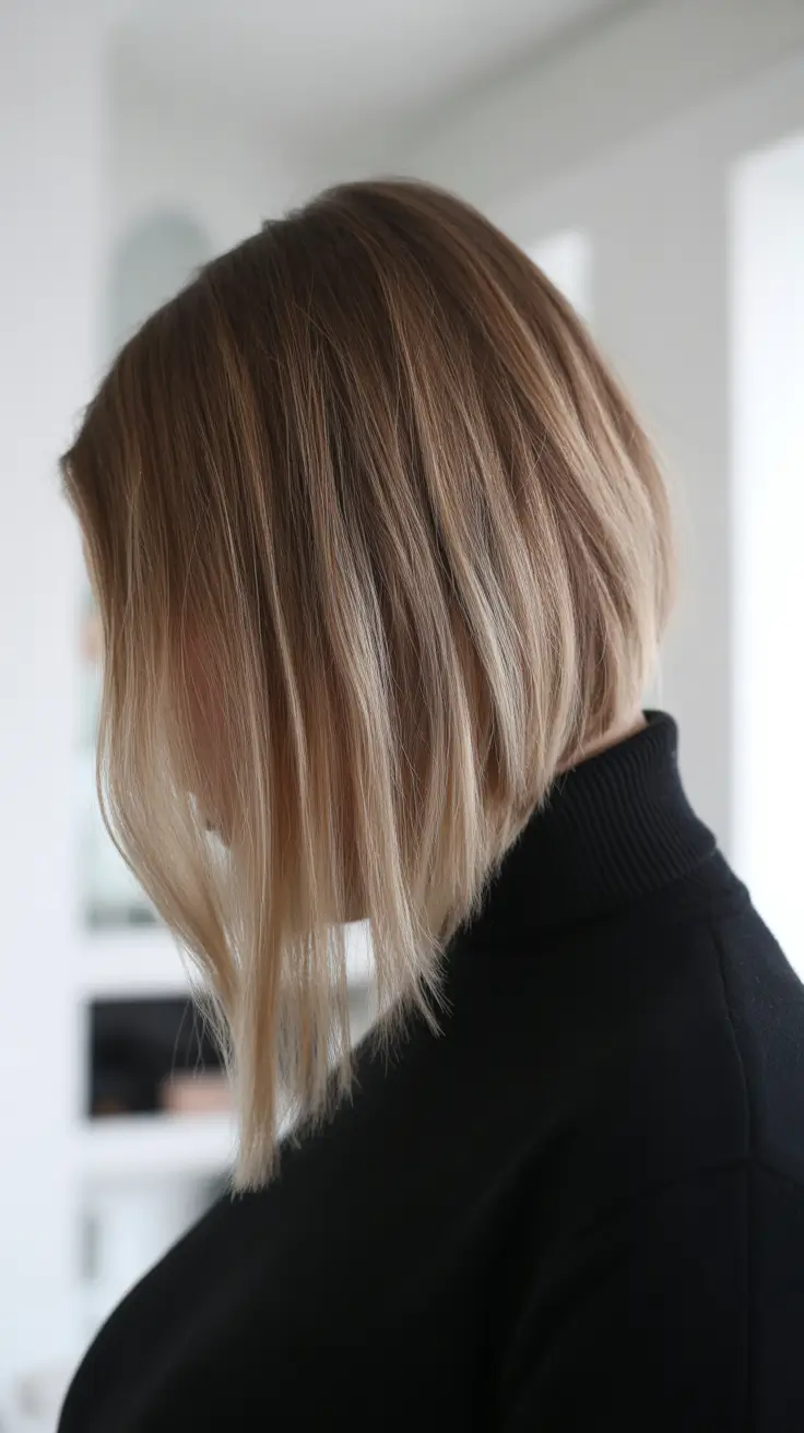 ash brown hair color 2026 Smokey Ash Ombre Perfection