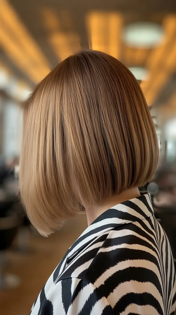 ash brown hair color 2026 Golden Light Bob with Espresso Depth