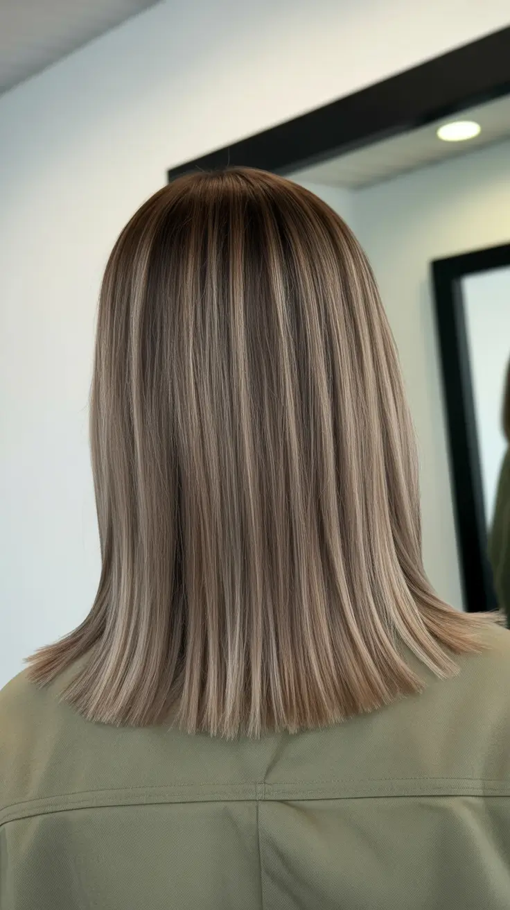 ash brown hair color 2026 Medium Ash Beige with Effortless Shine