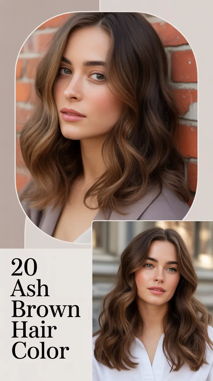 Ash Brown Hair Color 2026: Cool, Smokey, and Golden Shades for Every Skin Tone