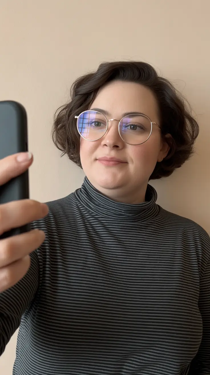 haircuts for chubby faces and thin hair+Airy French Bob with Volume