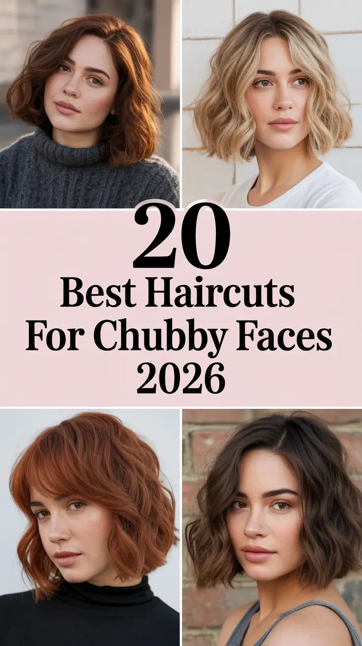 Best Haircuts for Chubby Faces 2026 That Flatter Every Face Shape
