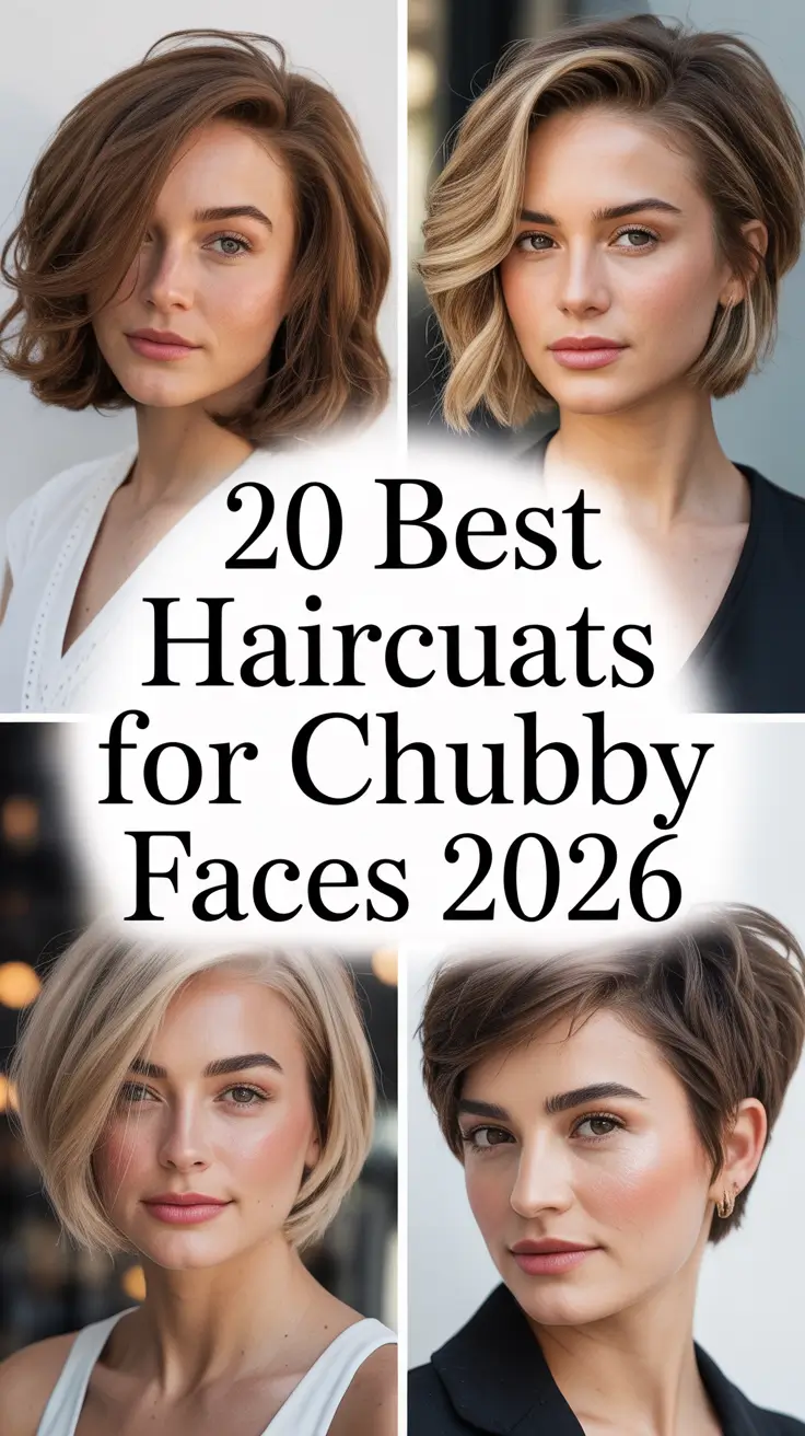 Best Haircuts for Chubby Faces 2026 That Flatter Every Face Shape