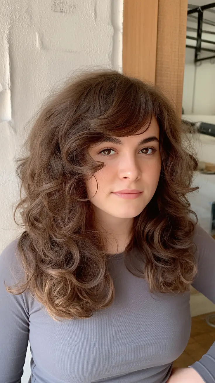 fat face haircuts 2026 Voluminous Curly Layers