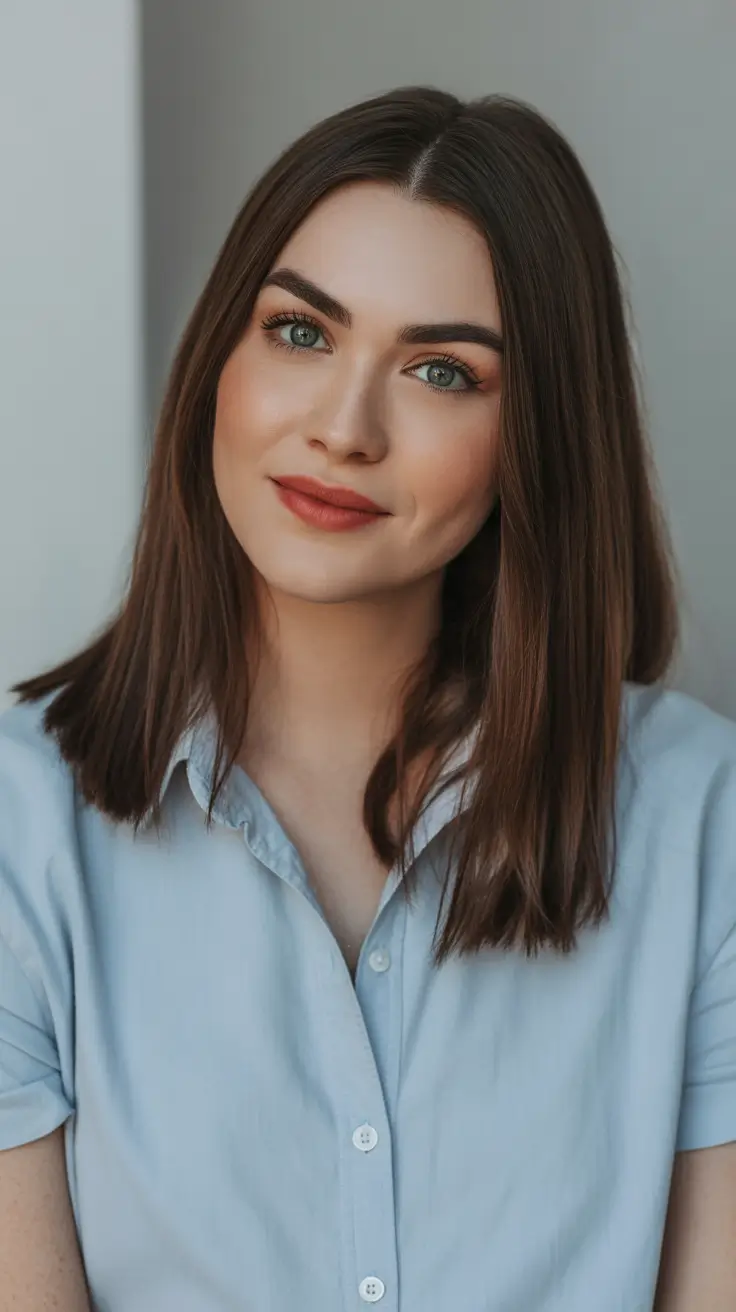 Best haircuts for medium hair 2026 Sleek Minimal Layers