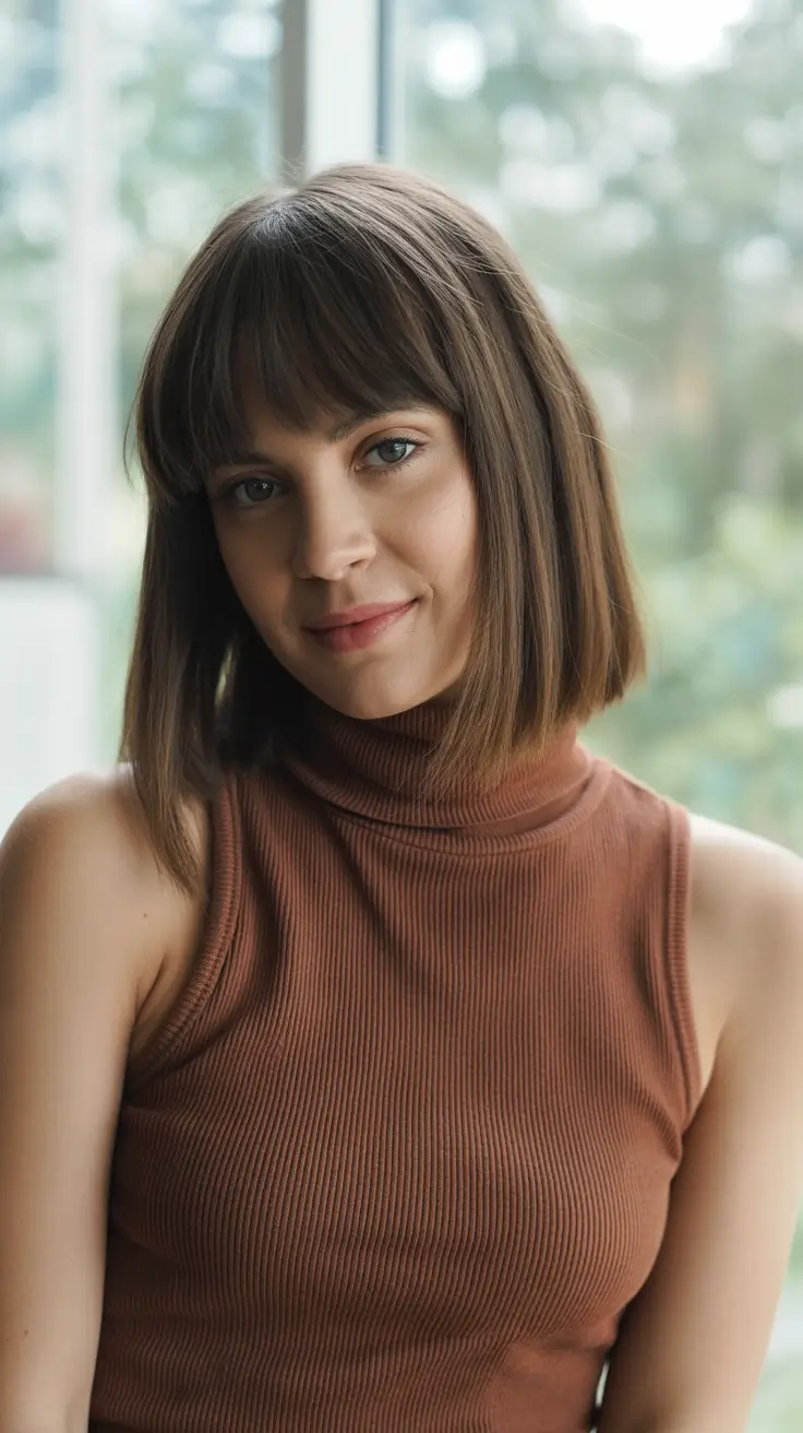 Best haircuts for medium hair 2026 Classic Bob with Bangs