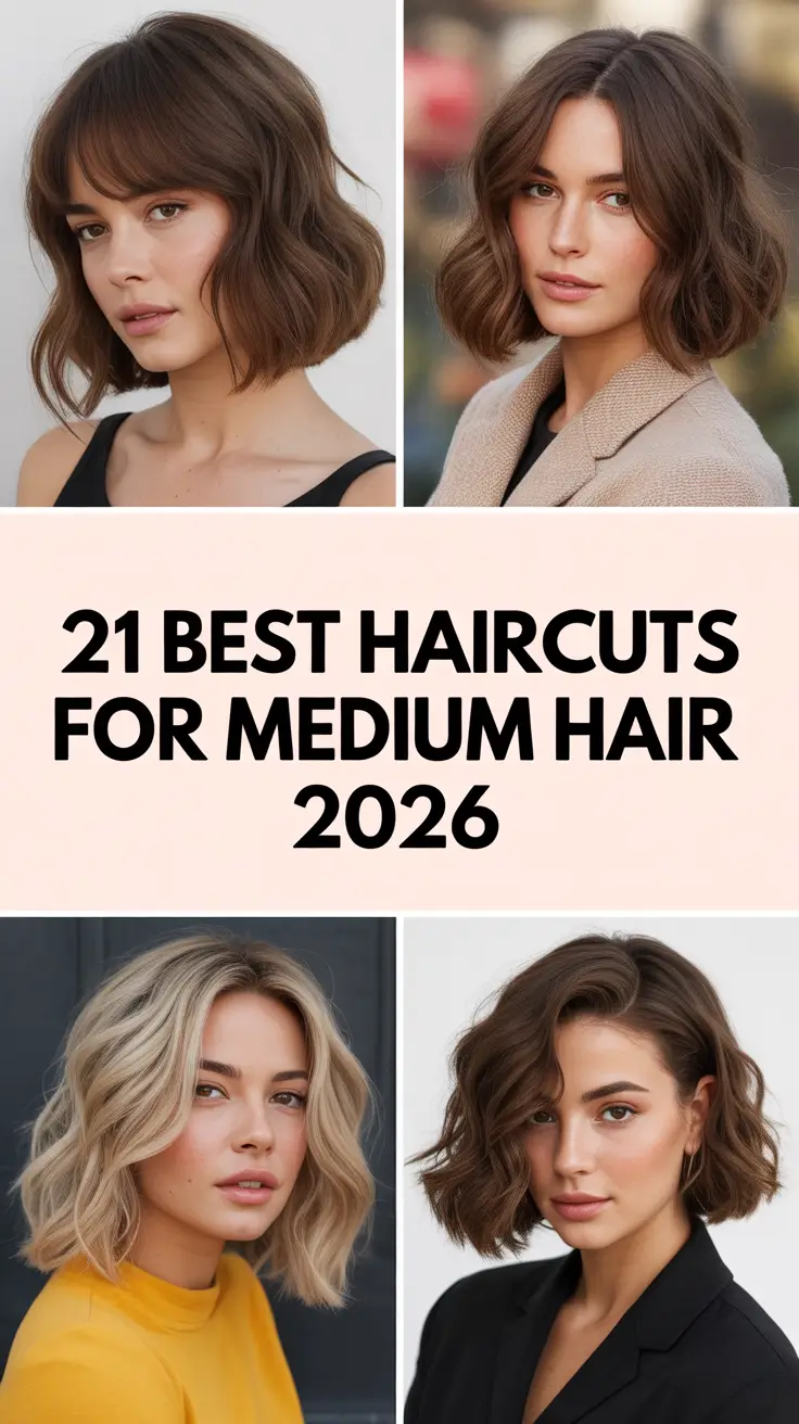 Best Haircuts for Medium Hair 2026: Trendy Layered Styles Every Woman Will Love
