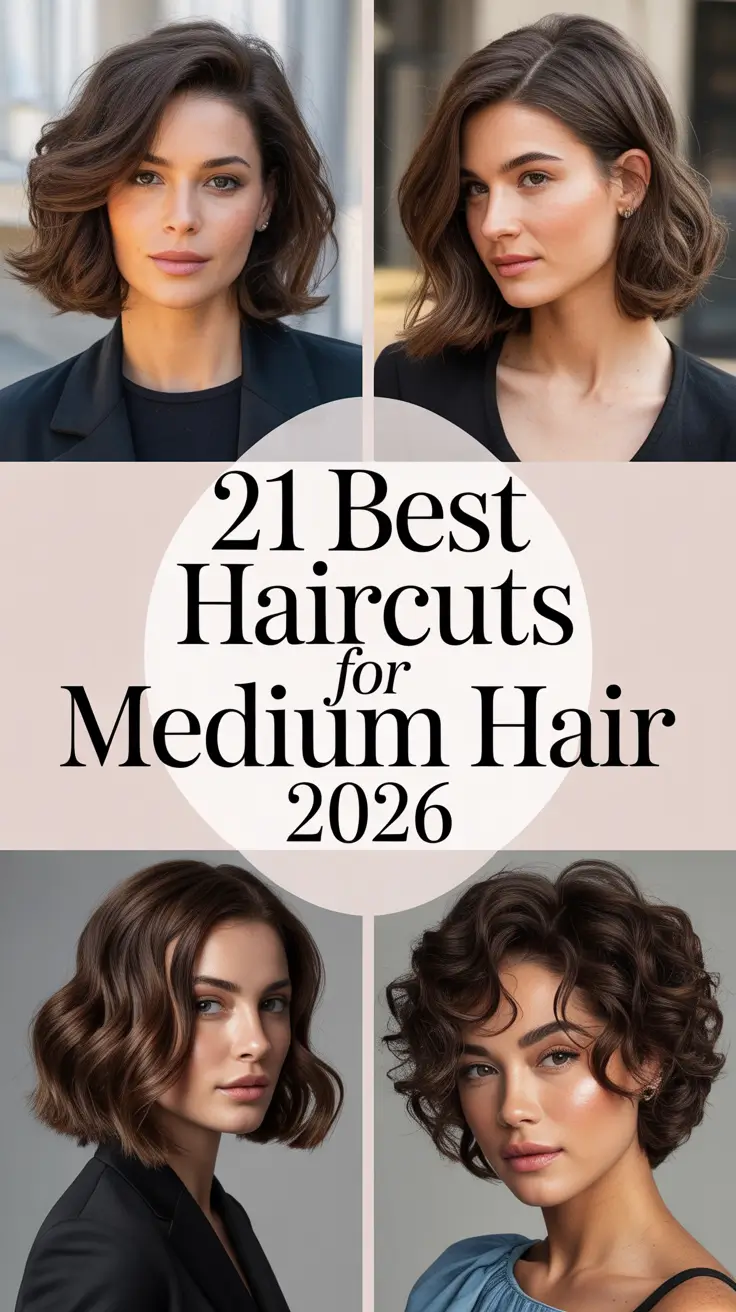 Best Haircuts for Medium Hair 2026: Trendy Layered Styles Every Woman Will Love