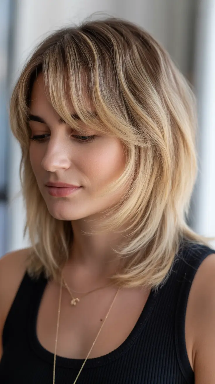 haircuts for thin fine hair medium short feathered shag curtain bangs 2026