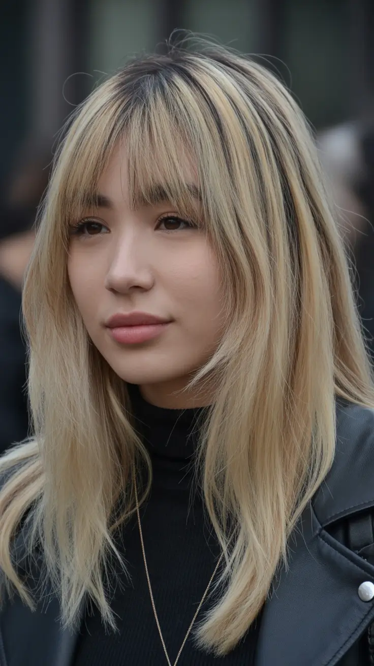 haircuts for thin fine hair long shag bangs 2026