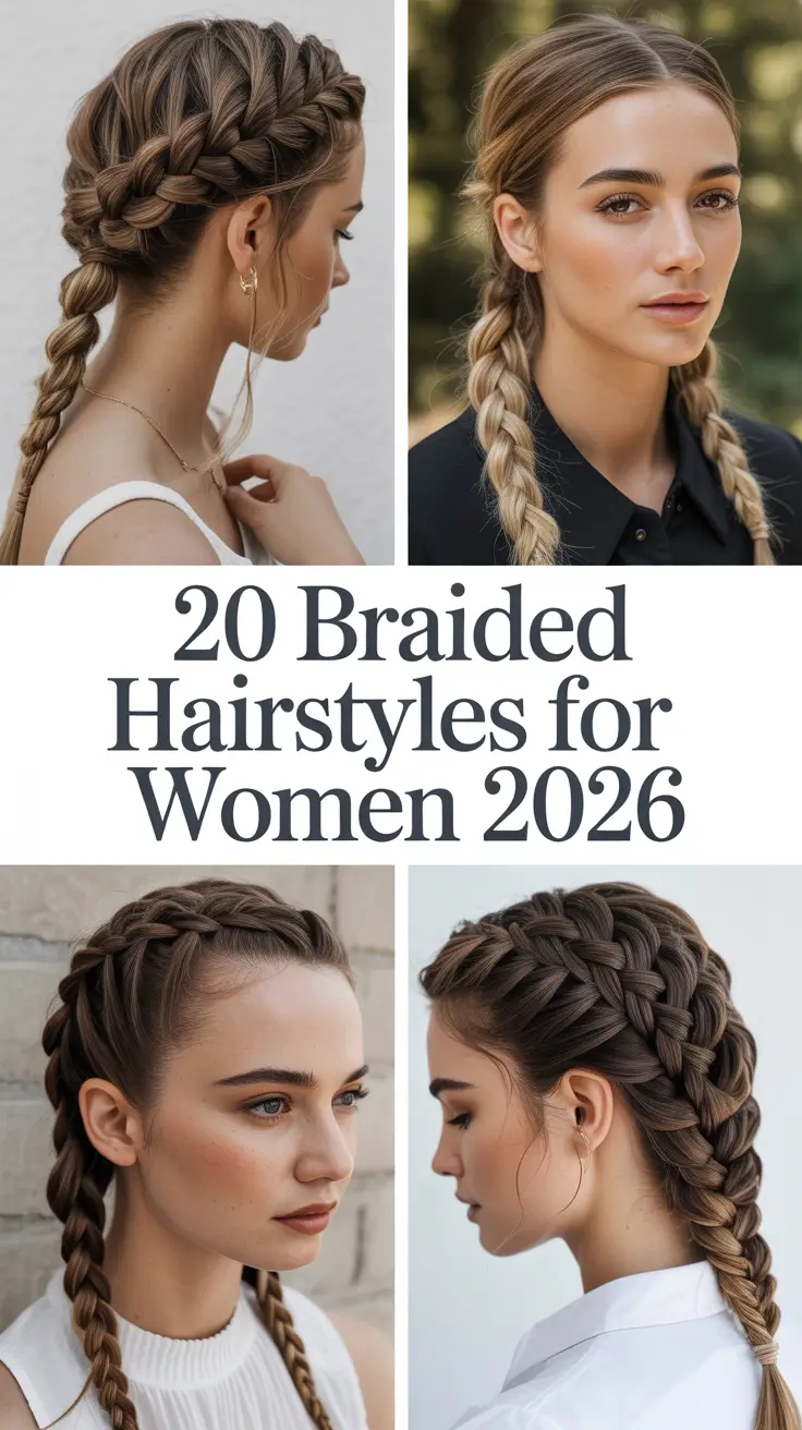 Braided hairstyles for women 2026: Cute and Easy Styles for a Fresh New Look