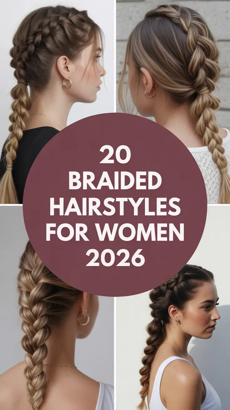 Braided hairstyles for women 2026: Cute and Easy Styles for a Fresh New Look