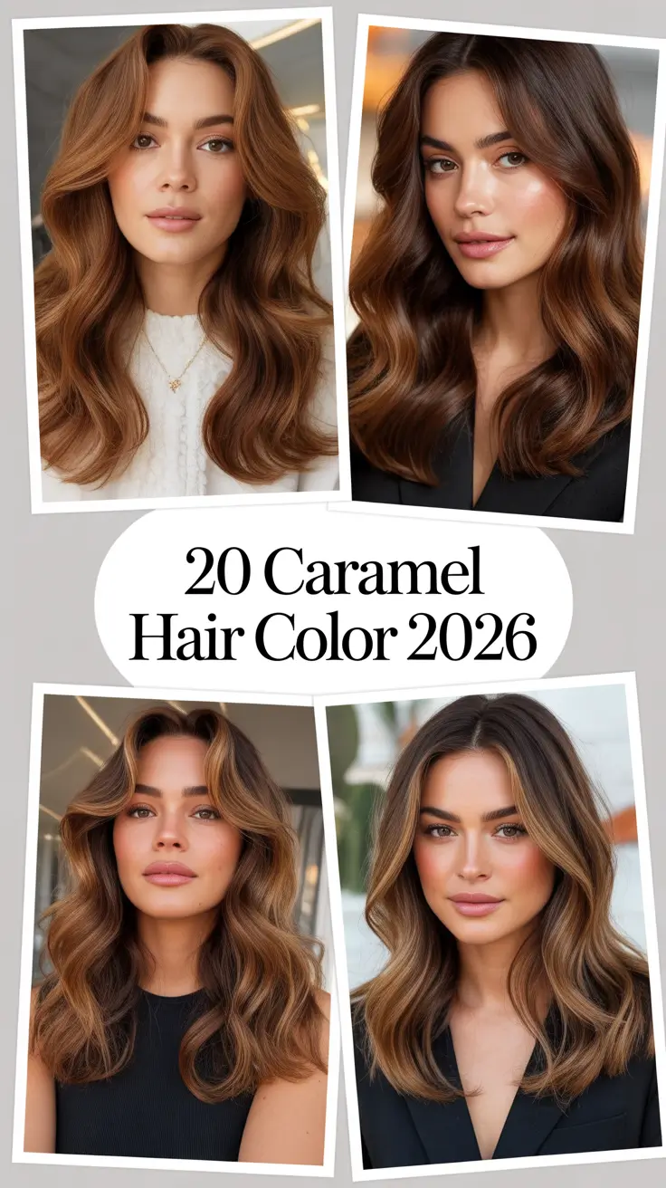 Caramel Hair Color 2026: The Honey Golden Shades Everyone Will Be Wearing This Year