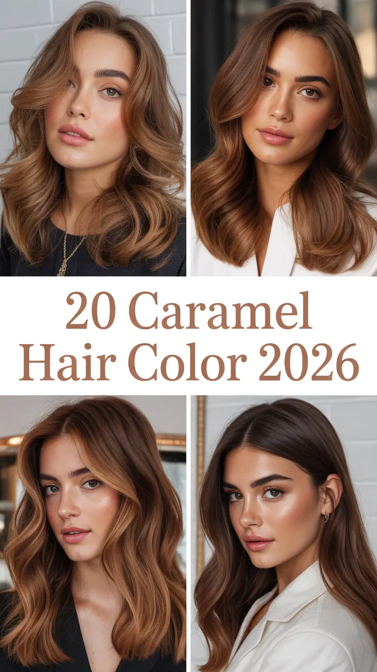 Caramel Hair Color 2026: The Honey Golden Shades Everyone Will Be Wearing This Year