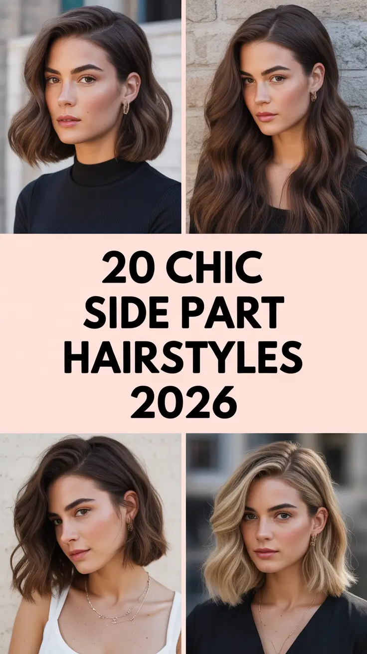 Chic Side Part Hairstyles 2026: Inspiring Side Part Looks for Every Mood and Length