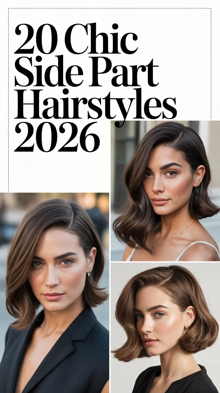 Chic Side Part Hairstyles 2026: Inspiring Side Part Looks for Every Mood and Length