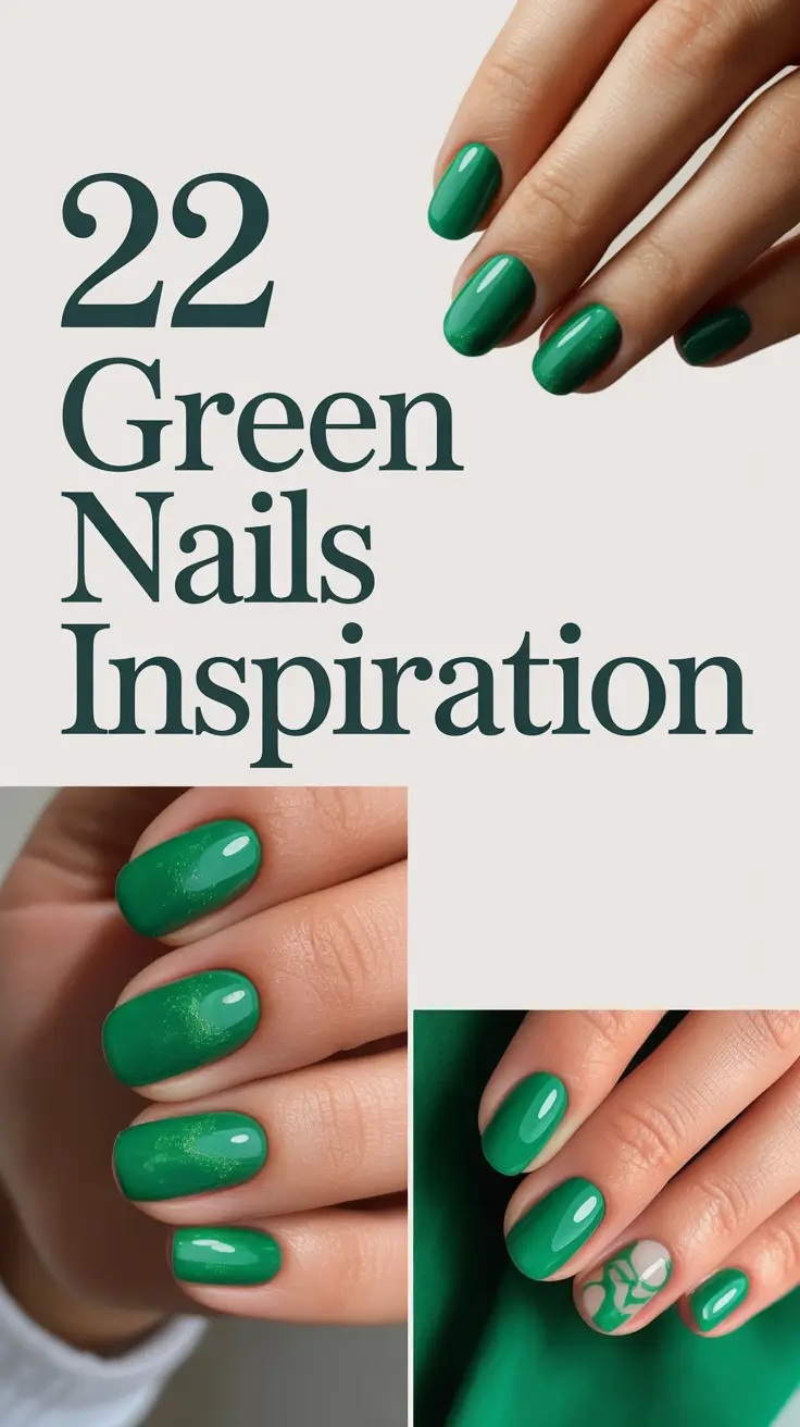 Green Nails Inspiration 2026: Fresh Mint Ideas for Trendy Designs