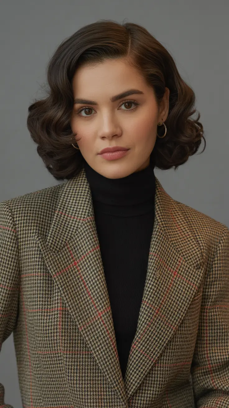 Hairstyles for medium length hair 2026 - Refined Vintage Waves with Modern Ease