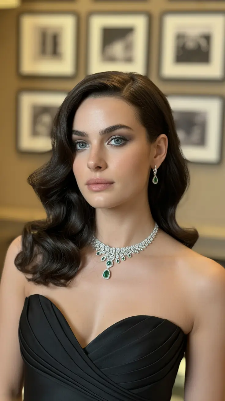 Hairstyles for medium length hair 2026 - Old Hollywood Waves for Modern Medium Length