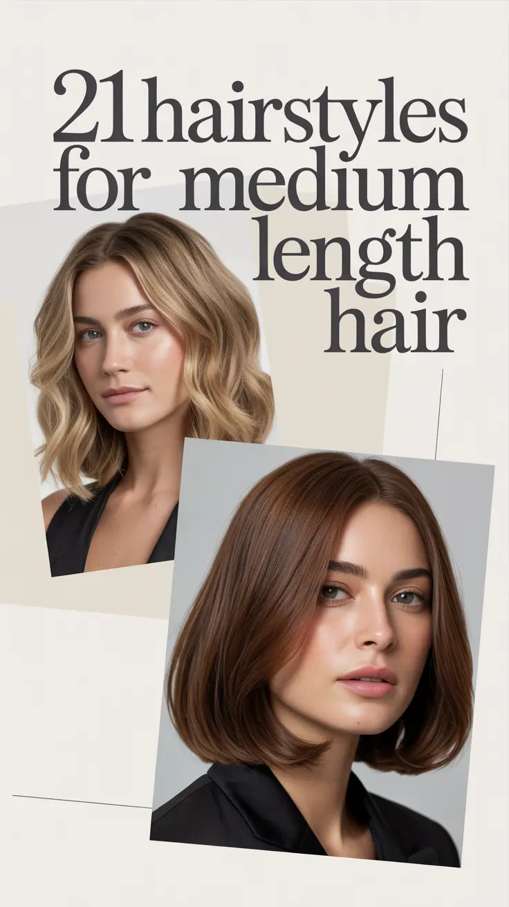 Hairstyles for Medium Length Hair 2026: Fresh Cuts, Soft Layers, Cute Waves and Easy Styling Ideas