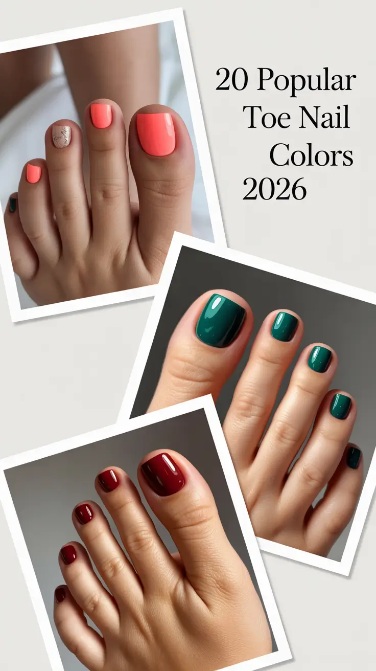 Popular Toe Nail Colors 2026: Pretty Spring/Summer Pedicure Ideas That Are Trending Now