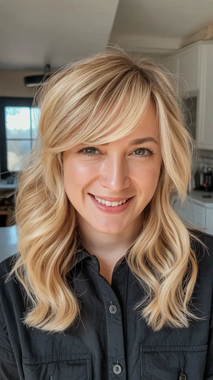 Stylish natural hairstyles 2026 Soft Blonde Waves With Everyday Ease