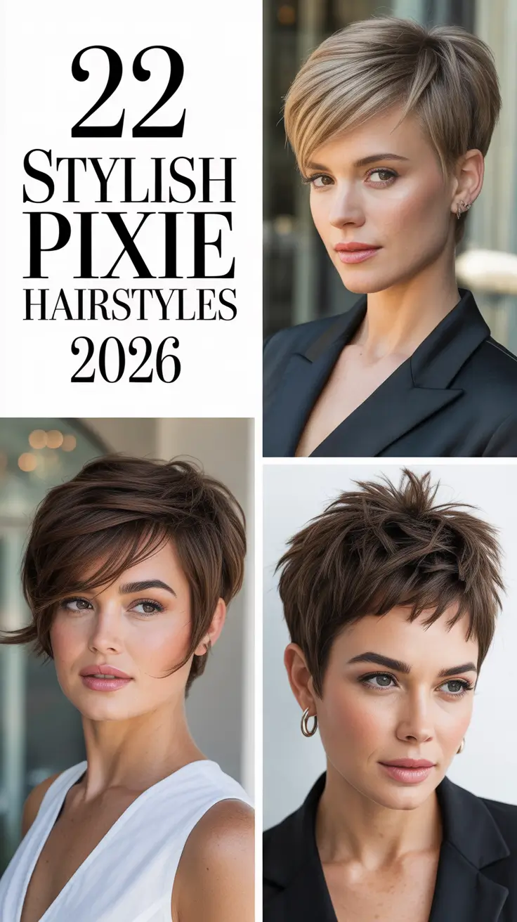 Stylish Pixie Hairstyles 2026: Fresh, Chic & Modern Cuts for Every Woman