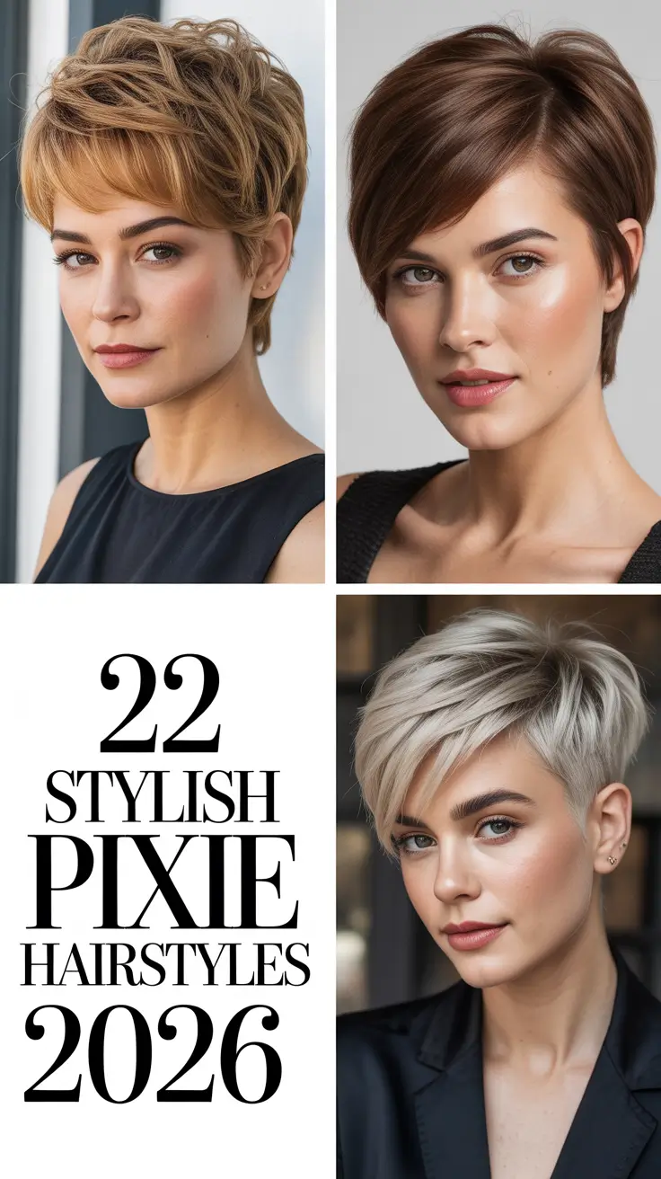 Stylish Pixie Hairstyles 2026: Fresh, Chic & Modern Cuts for Every Woman